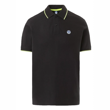 Polo North Sails Homme SS Polo With Graphic Black