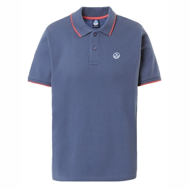 Polo Shirt North Sails Men SS Polo With Graphic Dark Denim