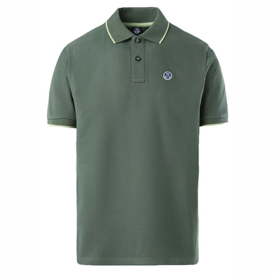 Polo North Sails Homme SS Polo With Graphic Military Green