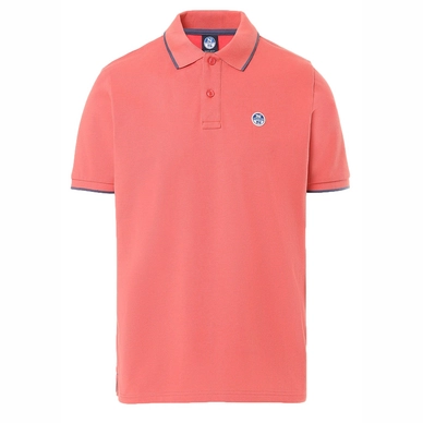 Polo North Sails Homme SS Polo With Graphic Spiced Coral
