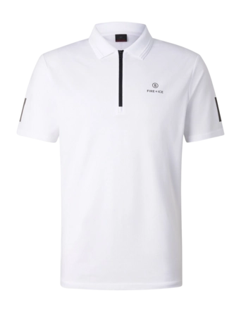 Polo Bogner Fire + Ice Men Mikka White Regular Fit
