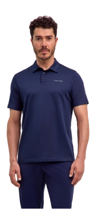 Polo Falke Men Golf Space Blue Licht getailleerd