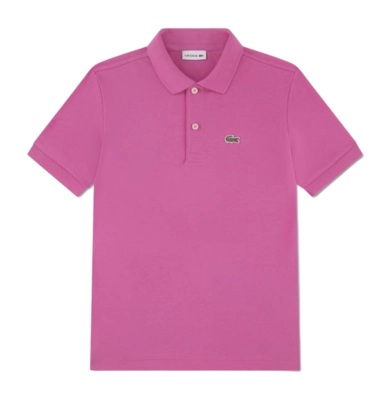 Polo Lacoste Boys Non Organic Petit Pique Fushia
