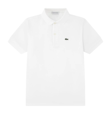 Polo Lacoste Kids Lcb Non Organic Petit Pique Blanc