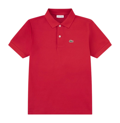 Polo Lacoste Kids Lcb Non Organic Petit Pique Lacoste Rouge