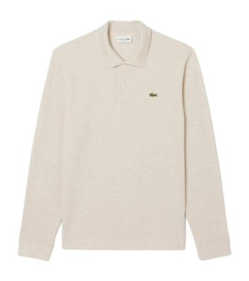 Polo Lacoste Men L1313 Longsleeve Classic Fit Moon Chine