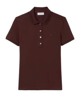 Polo Lacoste Women PF5462 Slim Fit Red Vermouth