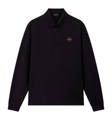 Polo Napapijri Men E-Badge LS Black Beauty