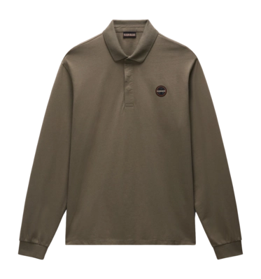 Polo Napapijri Men E-Badge LS Tea Leaf
