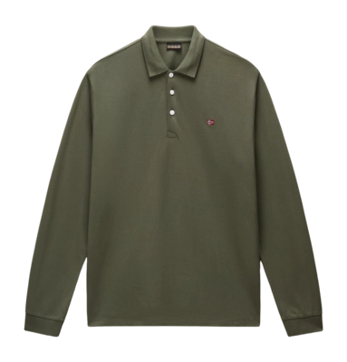 Polo Napapijri Men Ealis LS Tea Leaf