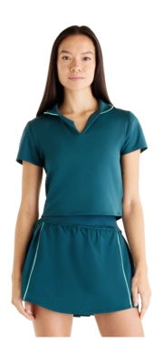 Polo New Balance Women Tournament Polo Medusa Green