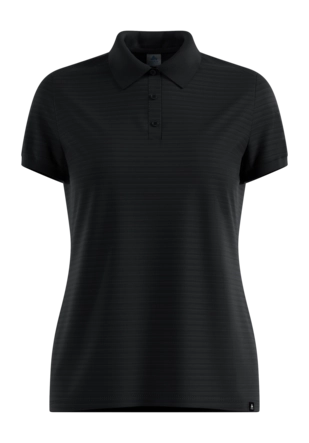 Polo Odlo Women Ascent Natural Black Regular Fit