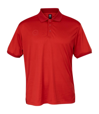 Polo The Indian Maharadja Men Pique Ruby Red Getailleerd