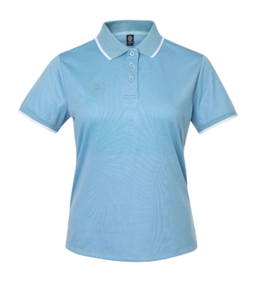 Polo The Indian Maharadja Women TKC07502 Surf Blue Pique Polo Dry Touch