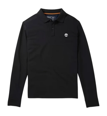 Polo Timberland LS Millers River Polo Slim Black Herren