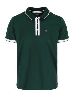 Polo Vieux Jeu Men Sven Dark Green Polo Regular Fit