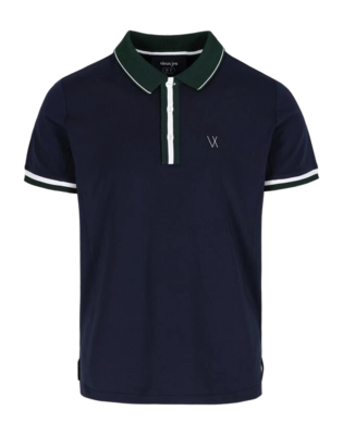Polo Vieux Jeu Men Sven Polo Dress Blue Regular Fit