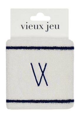 Polsband Vieux Jeu Unisex Rostie Wristband White