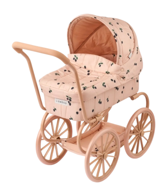 Poppenwagen Liewood Adaline Doll Pram Berry / Pale Tuscany