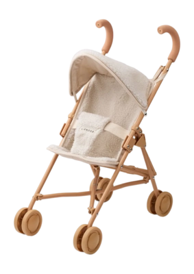 Poppenwagen Liewood Kids Elsie Pile Doll Stroller Sandy