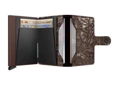 4---Crunch - Miniwallet - Bronze - Brown - Open