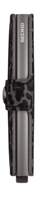 2---Leo - Miniwallet - Grey - Earth Grey - Side