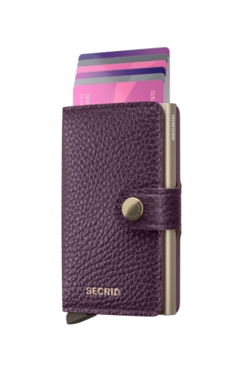 3---Pebble - Miniwallet - Grape - Cashmere - Cards
