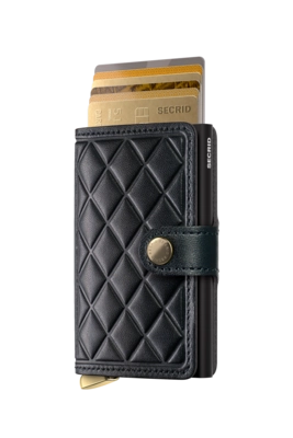 3---Emboss Diamond+ - Miniwallet - Black - Black+ - Cards