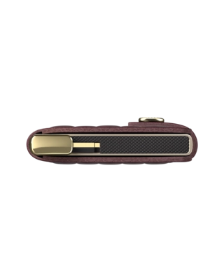 3---Emboss Diamond+ - Miniwallet - Bordeaux - Cashmere+ - Bottom
