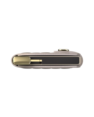 3---Emboss Diamond+ - Miniwallet - Chalk - Cashmere+ - Bottom