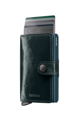 6---Naplak+ - Miniwallet - Bottle Green - Teal+ - Cards