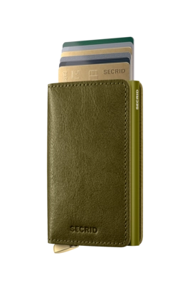 5---Basco+ - Slimwallet - Olive - Kelp+ - Cards