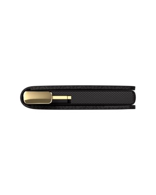 3---Emboss Diamond+ - Slimwallet - Black - Black+ - Bottom