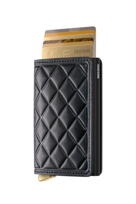 5---Emboss Diamond+ - Slimwallet - Black - Black+ - Cards