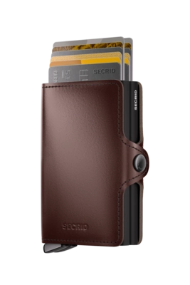3---Dusk+ - Twinwallet - Brown - Black+ - Cards