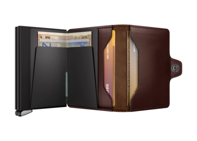 4---Dusk+ - Twinwallet - Brown - Black+ - Open