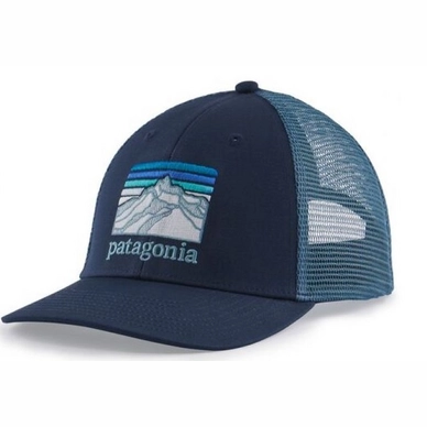 Pet Patagonia Unisex Line Logo Ridge LoPro Trucker Hat New Navy