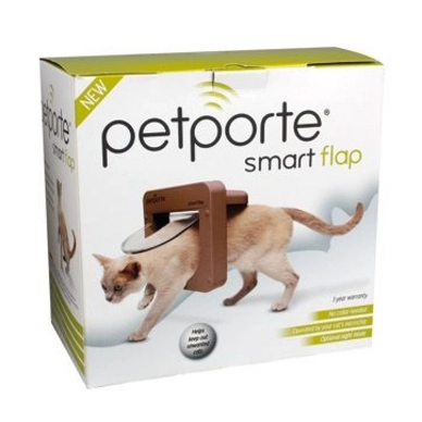 Kattenluik PetSafe Microchip Bruin