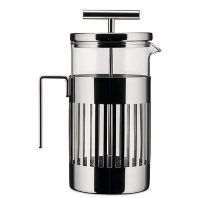 Caffettiera a pistone French Press Alessi 9094 240 ml / 3 Tazze, Per Caffè e Tè
