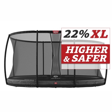 Trampoline BERG Grand Champion InGround 520 Grey + Safety Net Deluxe XL