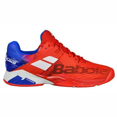 Chaussures de Tennis Babolat Propulse Fury All Court Men Bright Red Electric Blue
