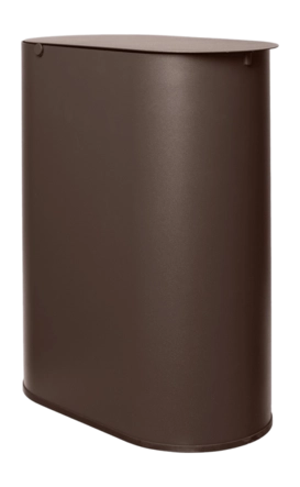 Prullenbak Ferm Living Enkel Bin Medium Dark Chocolate