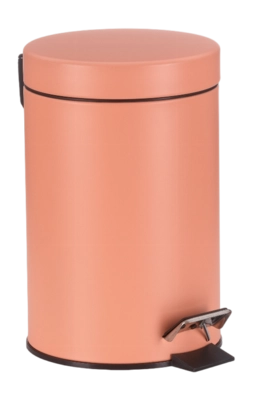 Prullenbak Kela Monaco Met Pedaal Peachy Pink 3 L