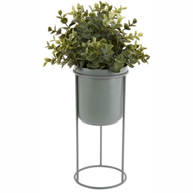 Flower Pot PT Living Tub On Stand Large Iron Jade Green