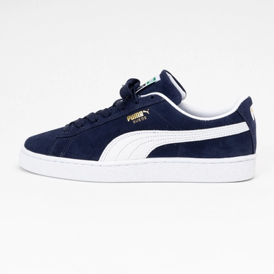 Baskets PUMA Unisexe Suede Classic Navy White Sneaker District FR