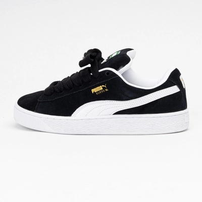 Trainers PUMA Unisex Suede XL Black White Sneaker District COM