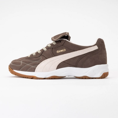 Sneaker PUMA King Indoor Wine Club Damen Flach Bronze / PUMA White