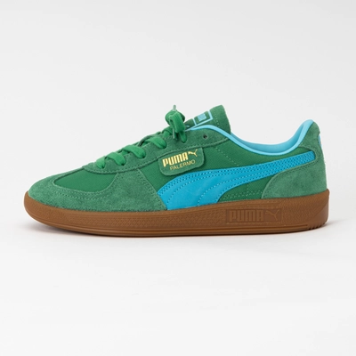 Baskets PUMA Femme Palermo Vintage Update Archive Green Bright Aqua