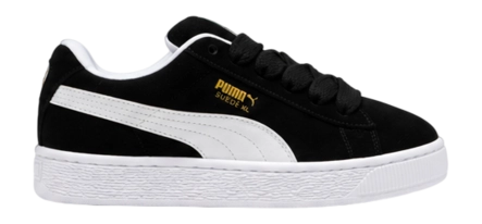 PUMA Kids Suede XL PS Black-White