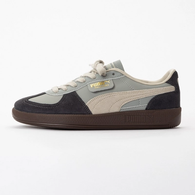 PUMA Unisex Palermo Lth Smokey Gray / Desert Dust 25 | Sneaker